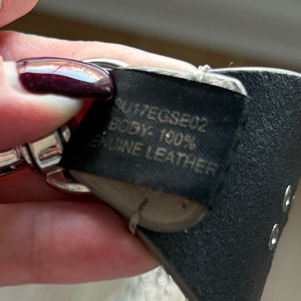 NWOT Rebecca Minkoff Taupe/Gray Embellished Bag Strap - Picture 3 of 3